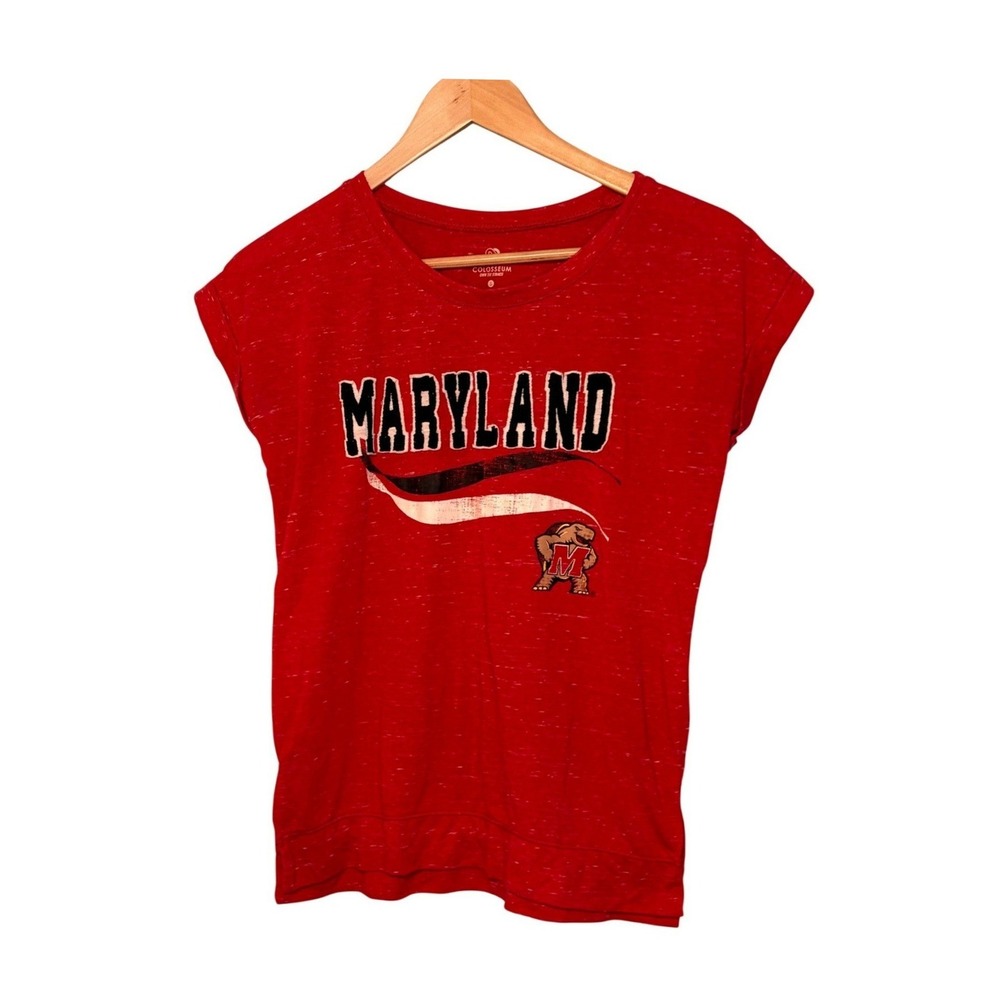 Colosseum University of Maryland UMD Terps Logo Graphic Tee S